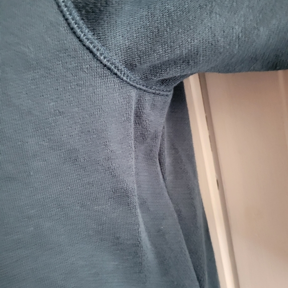 SO Lace up Teal Hoodie - Picture 4 of 5